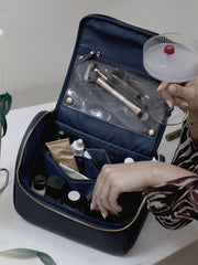 Stackers Large Cosmetic Case - Marinblå