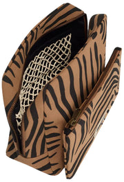 Hindbag Alix Extra Large Necessär - Cinnamon Zebra Brown