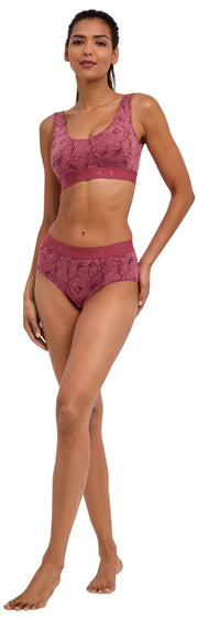 Falke Daily Comfort Print 2-Pack Hipster Brief - Röd
