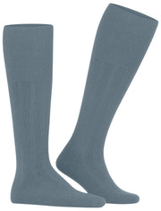 Falke Lhasa Rib Knähöga strumpor - Monument Blue