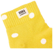 Roka Wembley Ankelstrumpor - Yellow Dot