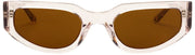 MessyWeekend Hart Blue Light Sun Läsglasögon - Brun/Paloma Beige