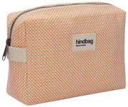 Hindbag Leon Woven Necessär - Korallrosa