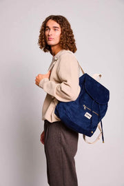 Hindbag Eliot Ryggsäck - Sammet Marinblå