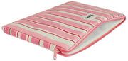 Hindbag Ava Small 13-tums laptopfodral - röda/rosa ränder