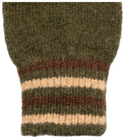 Dents Salcombe Rib Knit Gloves - Olivgrön