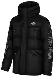 Helvetica Mountain Pioneers Himalaya Hooded Parka Jacka - Svart