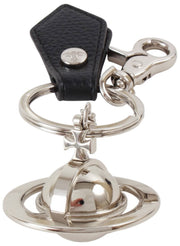 Vivienne Westwood 3D Orb Nyckelring - Svart/Silver