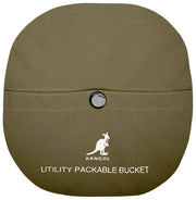 Kangol Multi-Utility Packable Bucket Hat - Mörk olivgrön
