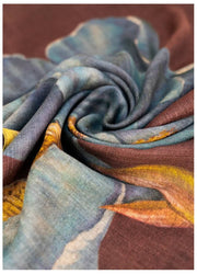 Pulver Iris Wrap Scarf - Blå