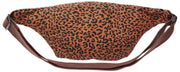 Roka Mill Hill Bumbag i bomull Canvas - Mini Leopard Brun