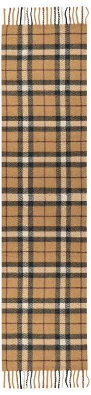 Dents Rutig Rutig Tofs Scarf - Beige