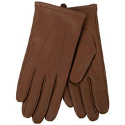 isotoner-smartouch™-three-point-leather-gloves---tan-34518552