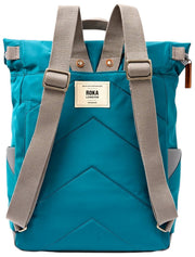 Roka Canfield B Medium Återvunnen Nylon Ryggsäck - Nordsjöblå