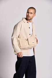 Hindbag Emile Multi Pocket Axelväska - Jute Beige