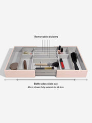 Stackers Makeup In-Drawer Organizer - Blush Pink