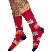 powder-vintage-van-socks---fuchsia-pink-34449440