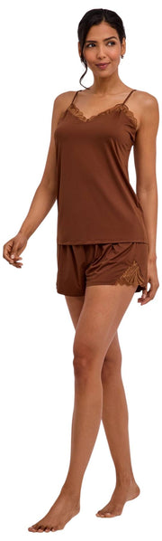 Falke Delicate Touch Chemise Topp - Deer Brown