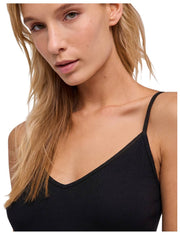 Falke Daily Seamless Spaghetti Topp - Svart