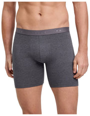 Falke Daily Comfort 2-Pack Long Leg Boxer - Mörkgrå Ljung