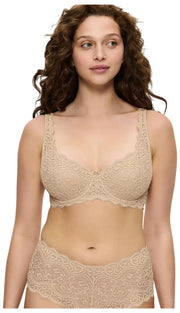 Triumph Amourette Tråd vadderad spets BH - Skin Beige