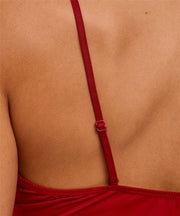 Falke Delicate Touch Chemise Topp - Ventimiglia Röd