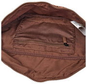 Roka Mill Hill Bumbag i bomull Canvas - Mini Leopard Brun
