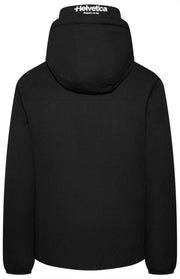Helvetica Mountain Pioneers Eyeblock Hooded Windbreaker Jacka - Svart