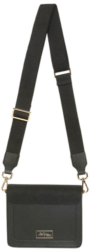 Alice Wheeler London Highbury Crossbody-väska - Svart/Leopard