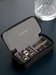 Stackers dragkedja Medium Travel Smyckeskrin - Svart