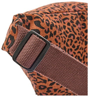 Roka Mill Hill Bumbag i bomull Canvas - Mini Leopard Brun