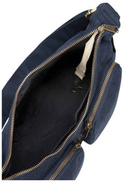 Hindbag Emile Multi Pocket Axelväska - Marinblå