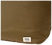 Roka Oxford Medium Taslon Axelväska - Moss Brown