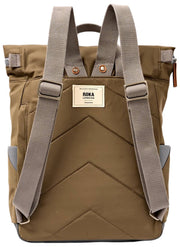 Roka Canfield B Medium Återvunnen Nylon Ryggsäck - Army Green
