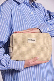 Hindbag Leon Woven Necessär - Nude Beige