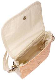 Hindbag Margault Woven Axelväska - Korallröd