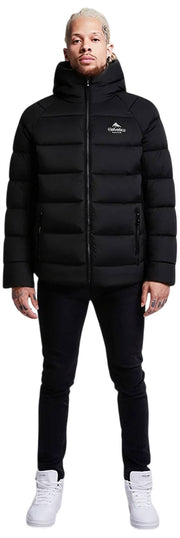 Helvetica Mountain Pioneers Sniper Hooded Down Jacket - Svart