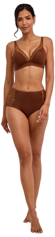 Falke Delicate Touch Mid Waist Shorts - Deer Brown