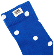 Roka Wimbledon Crew Socks - Blue Dot