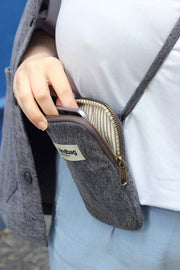 Hindbag Bill telefonväska - Denimgrå