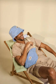 Hindbag Bob Terry Bucket Hat - Molnblå