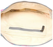 Roka Mill Hill Small Bum Bag i bomullscanvas - Bred Multi Stripe