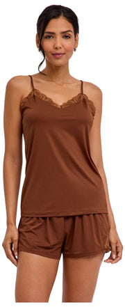 Falke Delicate Touch Chemise Topp - Deer Brown