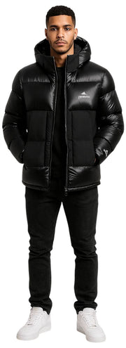Helvetica Mountain Pioneers Pinto 2 Hooded Down Jacka - Svart