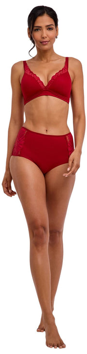 Falke Delicate Touch Mid Waist Shorts - Ventimiglia Röd