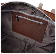 Roka Gatwick Medium Recycled Canvas Duffle Bag - Chokladbrun