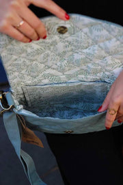 Hindbag Margault Quiltad axelväska - Sage Green
