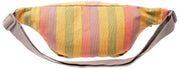 Roka Mill Hill Small Bum Bag i bomull Canvas - Faded Multi Stripe