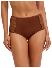 Falke Delicate Touch Mid Waist Shorts - Deer Brown