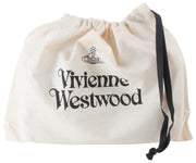 Vivienne Westwood Small Croc Flat Zip Clutch - Svart